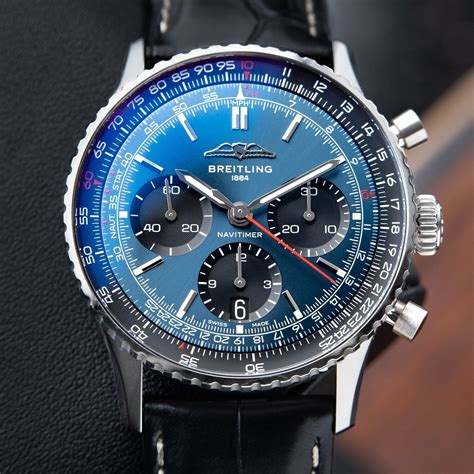 breitling blue bird|Breitling navitimer blue dial.